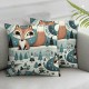 Ulloord in Lumbar Throw Pillow Cover/ Cushion Case with for Sofa Pillowcase Only