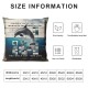 Ulloord Wooden Cabin Pillow Cover Cushion Cover for Car Office, Country Farmhouse Style Outdoor Pillow Cover for Kids Adults