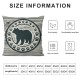 Ulloord Pillow Cover for Living Room Couch Decor Retro Tree Stump Farmhouse Style Square Soft Throw Pillow Cover Decorative Cushion Cover,