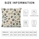 Ulloord Dog Pillow Covers, Throw Cushion Covers for Car RV Camper Office,Cute Animal Room Decor Cushion Cases for Kids Adults