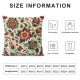 Ulloord Double Sides Pillow Cover, Style Throw Pillow Case Cover for Sofa Couch,Colorful Flowers Romantic Floral Cushion Cover Room Decor,