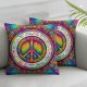 Ulloord Colorful Throw Pillow Cover Pillow Case Soft Square Cushion Cover for Couch Chairs