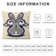 Ulloord Sketch Duck Throw Pillow Covers for Kids Wild River Plant Cushion Covers Farm Cushion Case Retro Black White Bedroom Decor,