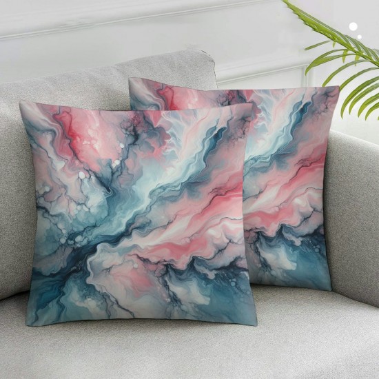 Ulloord Pillow Covers for Couch Sofa Bed Colorful Ombre Print Pillow Covers Exotic Style Pillowcase Cushion Case Modern Fashion Art Outdoor Pillow Covers