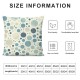 Skin Throw Pillow Cover Wild Animal Pillow Cases Women Cushion Cover Blue Glittering Pillow Cover for Couch Sofa Bed,Single Pack