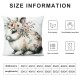 Ulloord Hunny Pink Throw Pillow Covers, Easter Eggs Spring Cushion Case for Sofa Couch