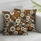 Ulloord Pillow Cover Floral Style Decorative Pillow Cover Farmhouse Style Throw Pillow Cover for Living Room Couch Decor