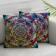 Ulloord Colorful Throw Pillow Cover Pillow Case Soft Square Cushion Cover for Couch Chairs