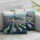 Ulloord  Throw Pillow Covers Sea Navy Fleet Cushion Cases Home Office Sofa Hidden Zipper Pillowcase Square  Two Sides Printed