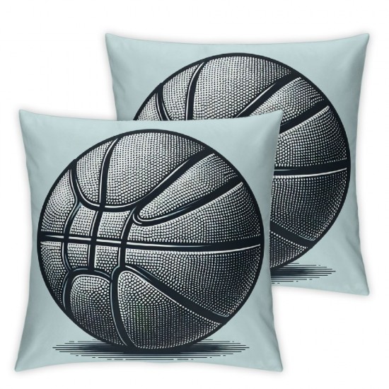 Ulloord Throw Pillow Covers Sports Theme Pillow Covers Soft Polyester for Living Room Boys Girls Cushion Case