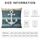 Ulloord White Pillow Cover Theme Decorations Cushion Cover for Kids Teens Adults Wood Lodge Cabin Cushion Case for Couch Sofa Office