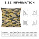 Ulloord Eight Bit Romantic Hidden Zipper Home Sofa Decorative Throw Pillow Cover Cushion Case Square Design Printed Pillowcase