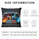 Ulloord Boys Throw Pillow Covers Red Blue Dragon Cushion Covers for Couch Sofa Game Console Decorative Pillowcases Mythical Animal Dragons Outdoor Pillows Covers