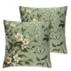 Ulloord Throw Pillow Cover Decorative Yellow White Floral Hand Drawn Square Pillow Case Cushion Cover for Home Car Decorative