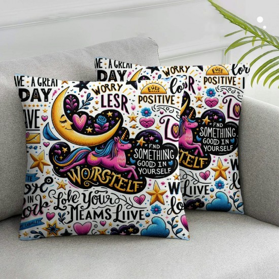 Ulloord to My Granddaughter Gifts from Lovely Hug Pillow Covers Throw Pillow Case Cushion Cover Couch Decorative Square Granddaughter for Birthday Gifts