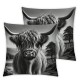 Ulloord Decorative Pillow Cover，Interesting Print Decorative Pillows Cover Flannel Home Decorative Cushion Cover for Couch Sofa Bed