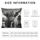 Ulloord Decorative Pillow Cover，Interesting Print Decorative Pillows Cover Flannel Home Decorative Cushion Cover for Couch Sofa Bed