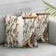 Ulloord Throw Pillow Cover Giraffes Animal Cute Wild Africa Safari Group Crowded Spot Square Pillow Case Cushion Cover for Home Car Decorative