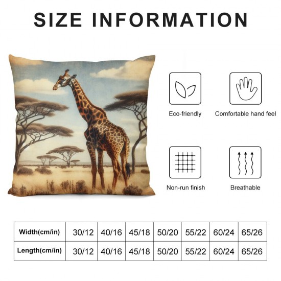 Ulloord Pillow Case in Grass Field at Throw Pillow Cover Decorative Square Cushion Linen Canvas for Women Men Sofa Bed