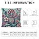 Ulloord Flowers Cactus-Flower Flowers Decorative Pillow Case Home Decorative Flannel Cushion Cover for Sofa Couch Bed Car