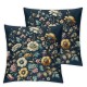 Ulloord Flowers Flowers Decorative Pillow Case Flannel Cushion Cover Home Decor for Living Room Patio for Sofa Couch Bed