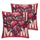 Ulloord I Love You! Happy Mother's Day Pillow Covers for Throw Pillow Case, Gift Birthday , Gift Ideas for Anniversary, Flannel Pillow Covers