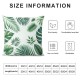 Ulloord Pillow Covers  Decorative Tropical Palm Leaf Throw Pillow Covers Cushion Case for Sofa Bench Living Room Indoor Outdoor Home Decor