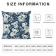 Ulloord Pillow Covers Decorative Cute and Floral Throw Pillow Covers Cushion Case for Sofa Bench Living Room Indoor Outdoor Home Decor