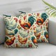 Ulloord Pillow Covers Decorative and and Grass Throw Pillow Covers Cushion Case for Sofa Bench Living Room Indoor Outdoor Home Decor