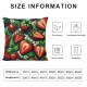 Ulloord Pillow Covers Decorative Pink Print Throw Pillow Covers Cushion Case for Sofa Bench Living Room Indoor Outdoor Home Decor