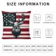 American Flag Throw Pillow Cover ,Deer Antlers Grey uflage Soft Reversible Print Cushion Cover for Bed Sofa, Stars Square Couch Pillow Cover