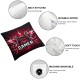 Ulloord Video Game Pillow Covers Modern Game Controller Print Pillow Cases for Boys Adults Red Black Gamer Gift Cushion Covers for Party Office Decor