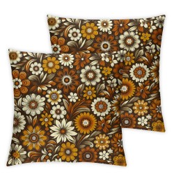 Ulloord Pillow Cover Floral Style Decorative Pillow Cover Farmhouse Style Throw Pillow Cover for Living Room Couch Decor,