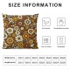 Ulloord Pillow Cover Floral Style Decorative Pillow Cover Farmhouse Style Throw Pillow Cover for Living Room Couch Decor,