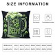 Ulloord Throw Pillow Cover Square Double Print St Patrick S Day Here for The Beer Mug Cushion Case Office Sofa Hidden Zipper Polyester Pillowcase