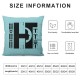 Ulloord Romantic Square Choose Color Hidden Zipper Sofa Decorative Throw Pillow Cover Design Pillow