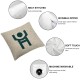 Ulloord Hidden Zipper Home Sofa Decorative Throw Pillow Cover Cushion Case Square Design Pillowcase