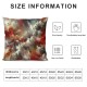 Ulloord  Throw Pillow Covers Abstract Painting Orange Red Blue Black Cushion Cases Home Office Sofa Hidden Zipper Pillowcase Square Two Sides Printed