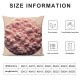 Ulloord  Throw Pillow Covers Purple Color Cushion Cases Home Office Sofa Hidden Zipper Pillowcase Square  Two Sides Printed