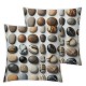 Ulloord Throw Pillow Covers Color Cushion Cases Home Office Sofa Hidden Zipper Pillowcase Square Two Sides Printed