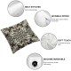 Ulloord Throw Pillow Covers in Trend Colors Cushion Cases Home Office Sofa Hidden Zipper Pillowcase Square Two Sides Printed