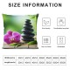 Ulloord Pillow Covers for Couch Sofa Bed,Basalt Stones Wellness Rock Throw Cushion Covers Natural Room Decor Cushion Cases for Kids Adults