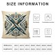 Ulloord Pillow Cover Fishing Theme Decorative Pillow Cover Double Sides Print Farmhouse Style Cottage Throw Pillow Cover for Living Room Couch,