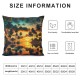 Ulloord Pillow Covers  Decorative Beach Sunset with Tropical Palm Trees Throw Pillow Covers Cushion Case for Sofa Bench Living Room Indoor Outdoor Home Decor