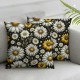 Ulloord Throw Pillow Covers Decorative Pillowcase with Hidden Zipper Soft Cushion Covers for Home Bedroom Living Room Sofa