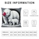 Ulloord Me and My Mom Pillow Cover, Mother Bear and Throw Pillow Cover, Meaningful Gifts for Mom, ,, Ideas for Mom Flannel Pillow Covers