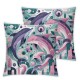 Ulloord Pattern Square Pillow Case for Kids Boys Gift Home Decorative Flannel Cushion Cover for Sofa Couch Bed Car