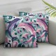 Ulloord Pattern Square Pillow Case for Kids Boys Gift Home Decorative Flannel Cushion Cover for Sofa Couch Bed Car