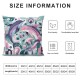 Ulloord Pattern Square Pillow Case for Kids Boys Gift Home Decorative Flannel Cushion Cover for Sofa Couch Bed Car