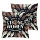 Ulloord Here's to All Women Everywhere Happy Inter National Womens Day Throw Pillow Case Cushion Cover Couch Decorative Square